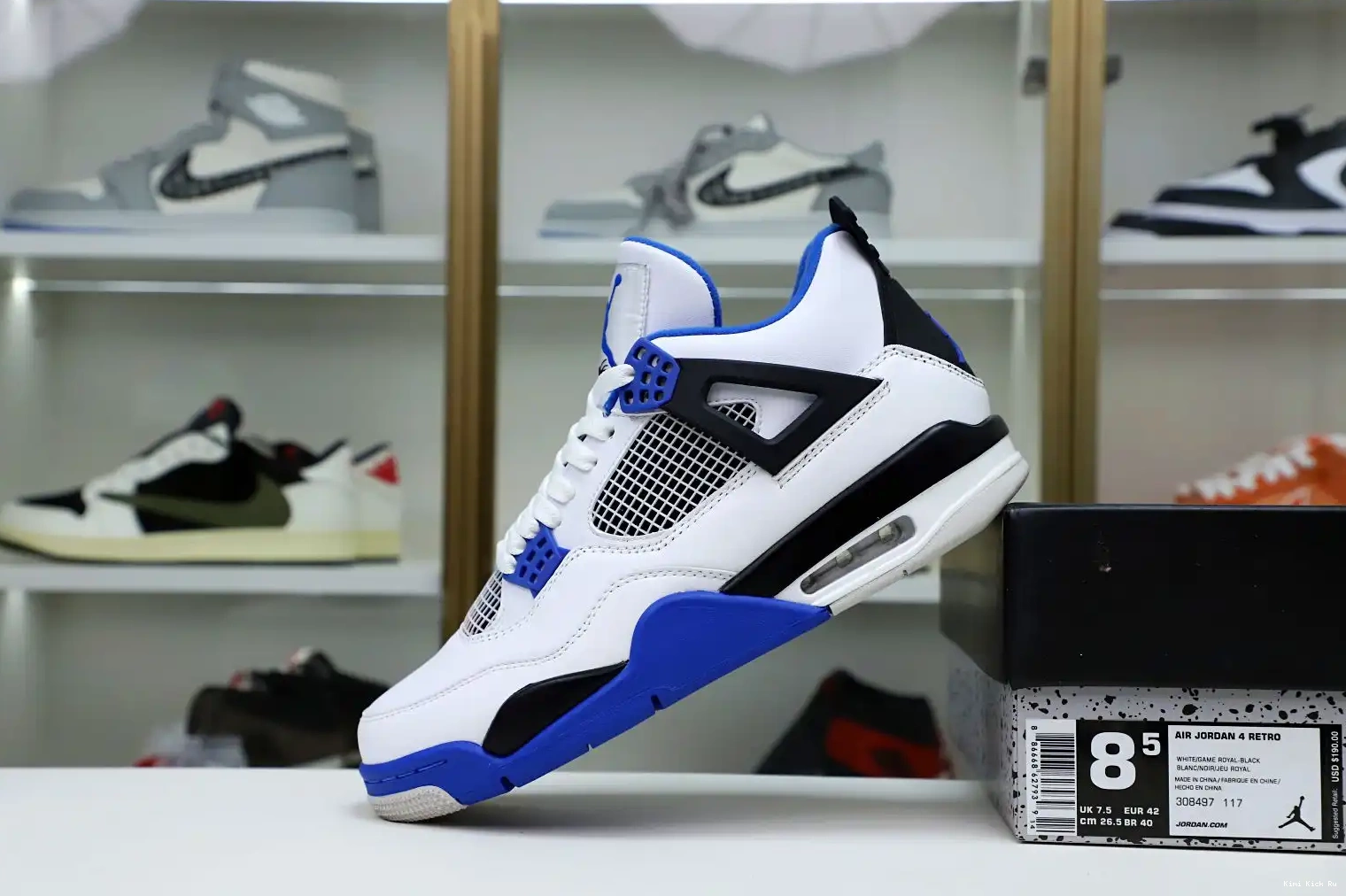 RETRO 4 JORDAN AIR MOTORSPORTS Kimikick 0812